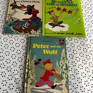 Vintage Walt Disney Classic Children's Book Trio